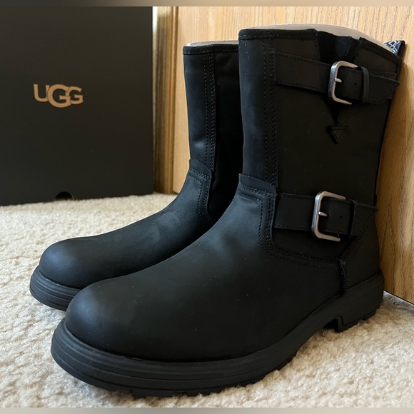 UGG Other - Ugg M Biltmore Moto Black Boots. Free shipping! Size 10. Never used. Brand new